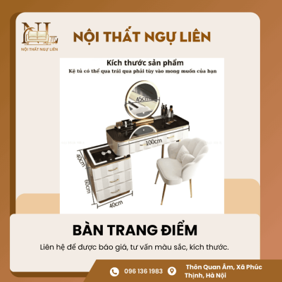 Bàn trang điểm cao cấp hàng nhập khẩu 3