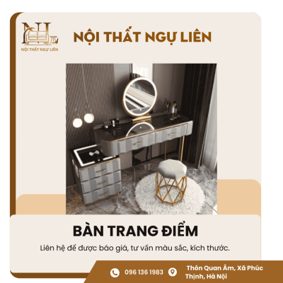 Bàn trang điểm cao cấp hàng nhập khẩu 4