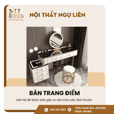Bàn trang điểm cao cấp hàng nhập khẩu 5
