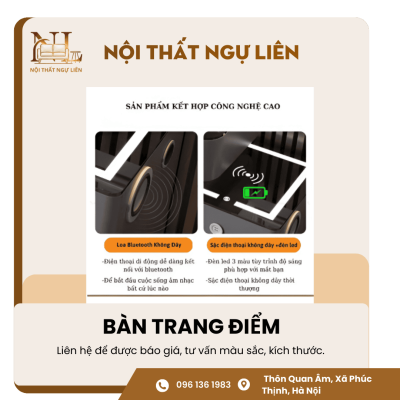 Bàn trang điểm cao cấp hàng nhập khẩu 6