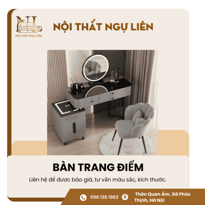 Bàn trang điểm có sạc không dây 1