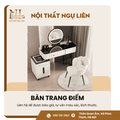 Bàn trang điểm có sạc không dây