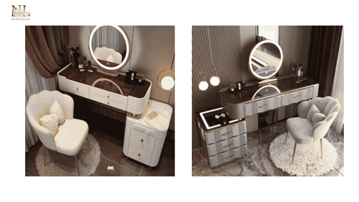 Một số mẫu bàn trang điểm tại Nội Thất Ngự Liên.