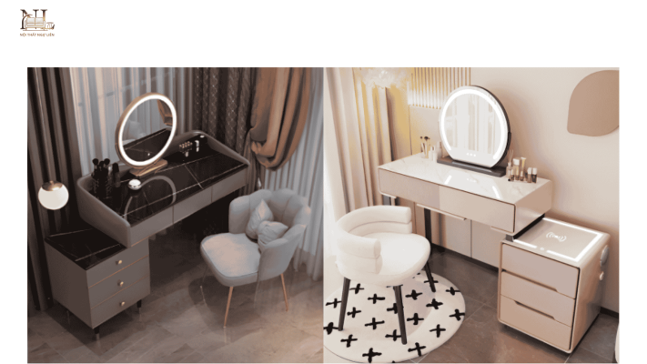 Bàn trang điểm gỗ MDF