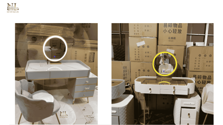 Nên chọn bàn trang điểm gỗ MDF hay gỗ tự nhiên?