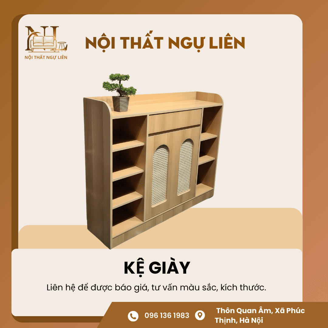 Kệ để giày cánh mây vòm