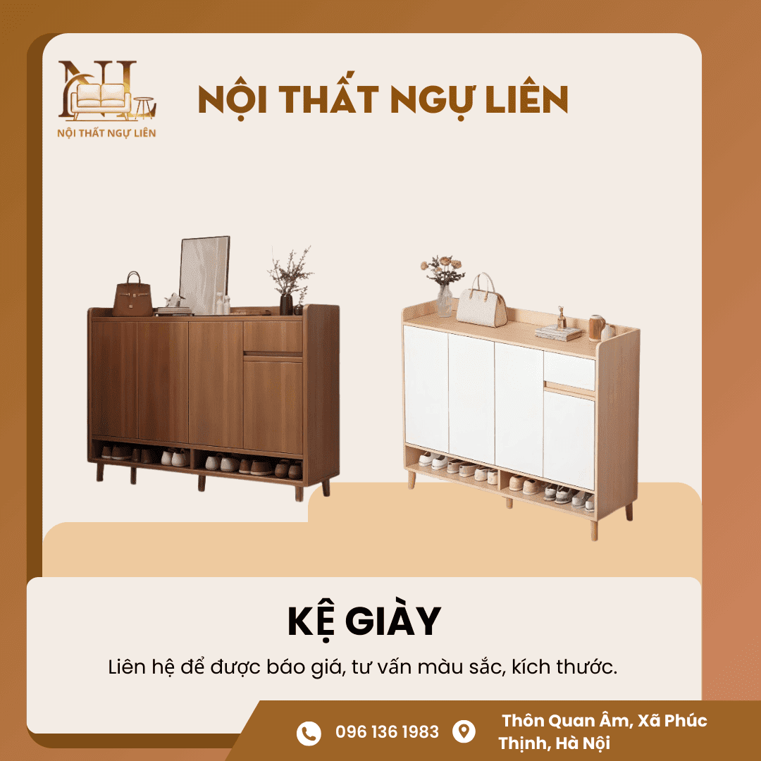 Kệ để giày gỗ nhiều ngăn 1