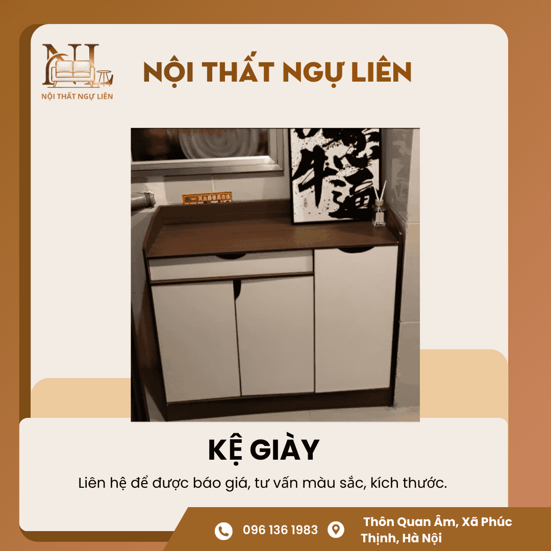 Tủ giày đa năng gỗ MDF cao cấp 2