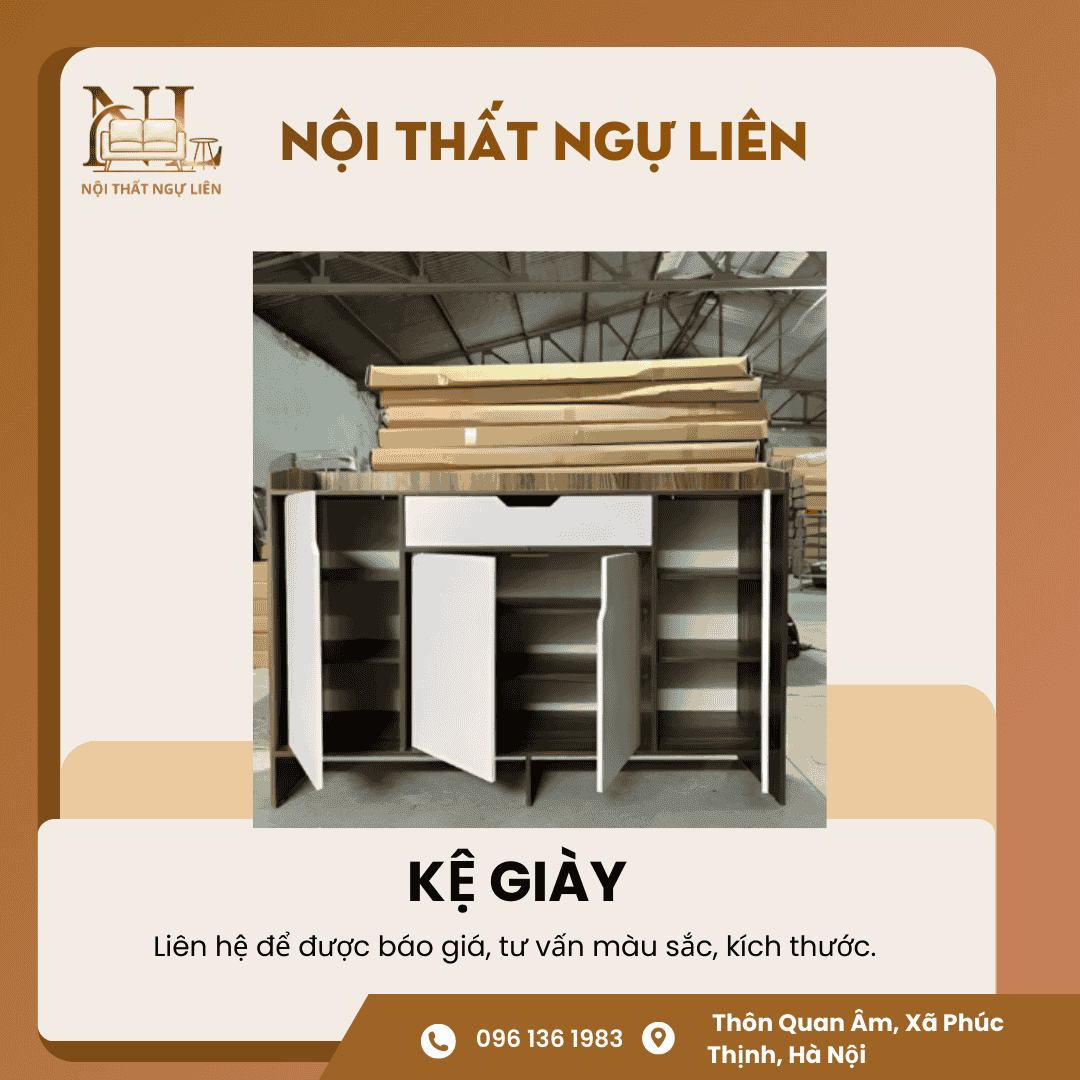 Tủ giày đa năng gỗ MDF cao cấp 3