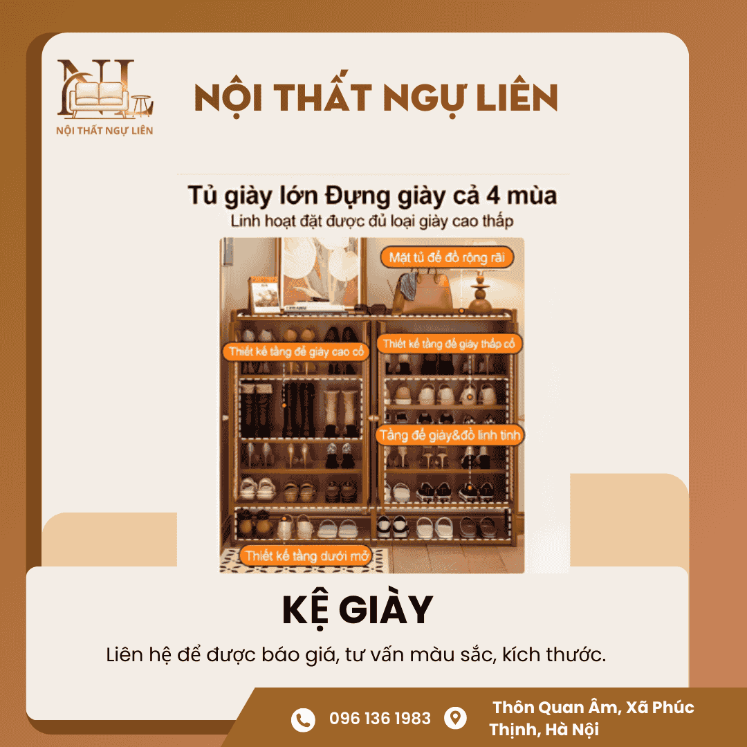 kệ để giày cánh lật hình vòm 1