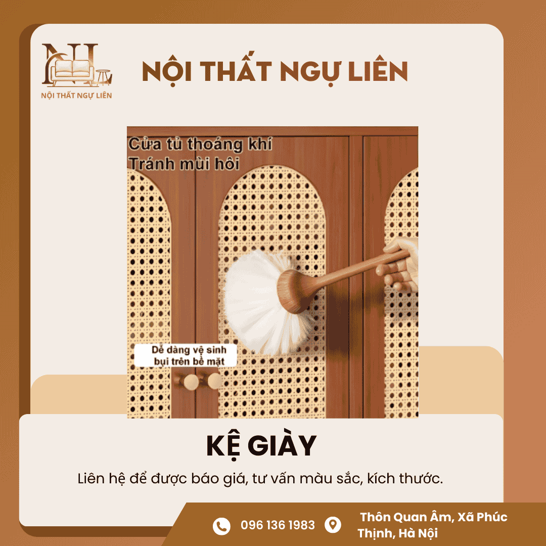 kệ để giày cánh lật hình vòm 4